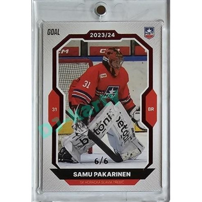 2023/24 Goal cards Chance Liga 1. série #030 Samu Pakarinen Red 6/6
