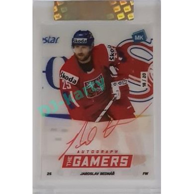 2023 MK The Gamers #TG-JB Jaroslav Bednář Gamers Original RED 12/20