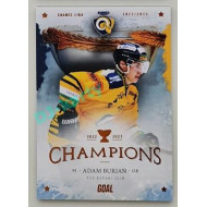 2023 Goal Cards Zlín Champions #08 Adam Burian Parallel 7/10