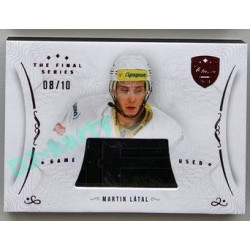 2021/22 OFS The Final Series Martin Látal #STI-LAM 08/10 Game Used Red
