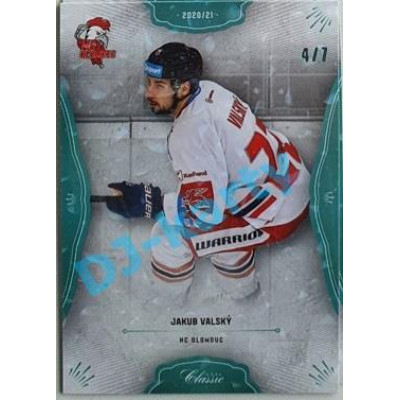 2020/21 OFS 2. série Jakub Valský #331 4/7 Blue Aquadropp