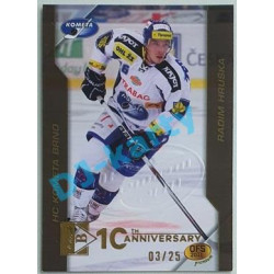 2020/21 OFS 2. série Radim Hruška #24 03/25 Buyback Embosed GOLD