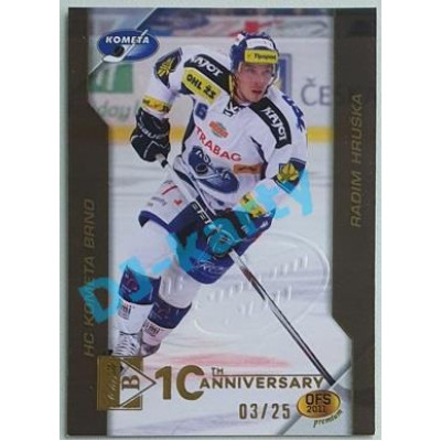 2020/21 OFS 2. série Radim Hruška #24 03/25 Buyback Embosed GOLD