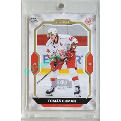 2023/24 Goal cards Chance Liga 2. série #342 Tomáš Guman Expo Silver 1of7