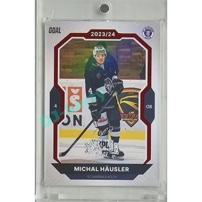2023/24 Goal cards Chance Liga 2. série #348 Michal Häusler Red Expo 1of1