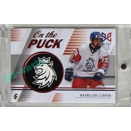 2023/24 Legendary Cards Hlinka Gretzky Cup Young Lions #P-13 Maxmilian Curran On The Puck Red xx/29