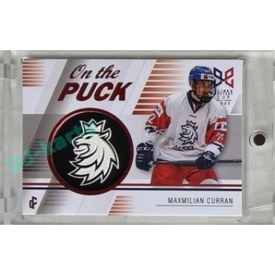 2023/24 Legendary Cards Hlinka Gretzky Cup Young Lions #P-13 Maxmilian Curran On The Puck Red xx/29