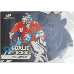 2020 MK reprezentace Karel Vejmelka #7 Goalie School Die-cut Blue Retail