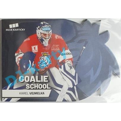 2020 MK reprezentace Karel Vejmelka #7 Goalie School Die-cut Blue Retail