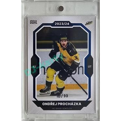 2023/24 Goal cards Chance Liga 2. série #364 Ondřej Procházka Blue 10/10