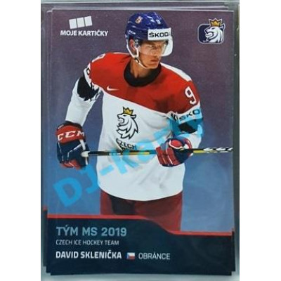 2020 MK reprezentace David Sklenička Tým MS 2019 #51 Blue Promo