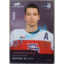 2020 MK reprezentace Petr Čajka #75 2/5 Blue Czech Expo