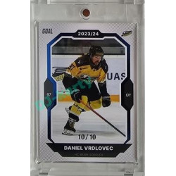 2023/24 Goal cards Chance Liga 2. série #366 Daniel Vrdlovec Blue 10/10