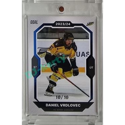 2023/24 Goal cards Chance Liga 2. série #366 Daniel Vrdlovec Blue 10/10