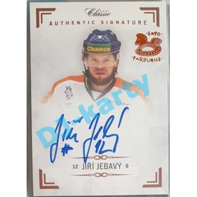 2019/20 OFS Chance liga Jiří Jebavý #AS064 x/2 Authentic Signature Rainbow OFS 18-19 Expo Pard.