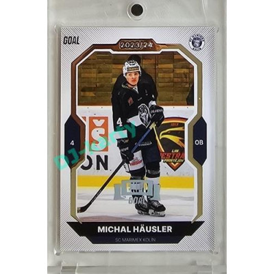 2023/24 Goal cards Chance Liga 2. série #348 Michal Häusler Expo Silver 1of7