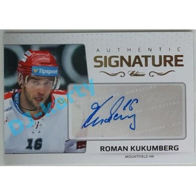 2018/19 OFS Roman Kukumberg #AS-119 4/6 Authentic Signature Gold