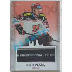 2017 OFS Mountfield Cup Karel Plášil #28 Game Used Stick PROMO