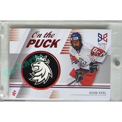 2023/24 Legendary Cards Hlinka Gretzky Cup Young Lions #P-08 Adam Král On The Puck Red xx/29