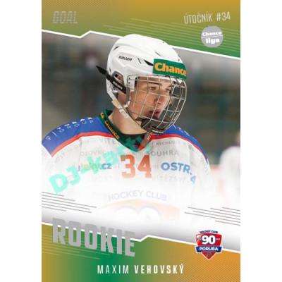 2022/23 Goal Cards Chance Liga 2. série #17 Maxim Vehovský Rookie