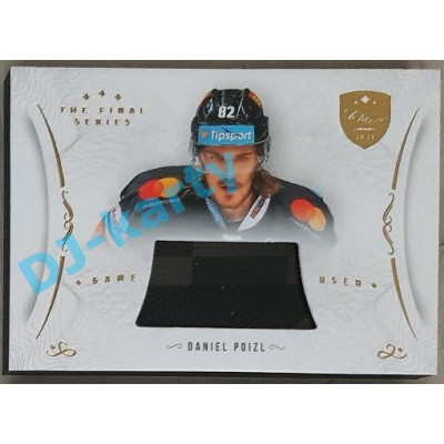 2021/22 OFS The Final Series Daniel Poizl #STI-POD Game Used Stick Gold PROMO