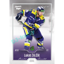 2022/23 Goal Cards Chance Liga 1. série #183 Lukáš Žálčík Silver 1 of 60