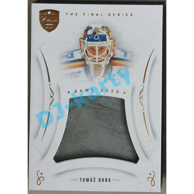 2021/22 OFS The Final Series Tomáš Duba #MEM-TB Game Used Gold PROMO