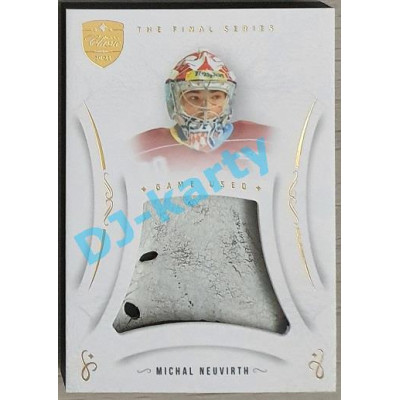 2021/22 OFS The Final Series Michal Neuvirth #MEM-MN Game Used Gold PROMO
