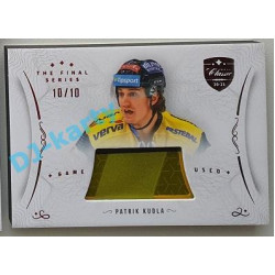 2021/22 OFS The Final Series Patrik Kudla #STI-KUT 10/10 Game Used Stick Red