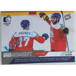2021 MK reprezentace Lukáš Klok / Filip Hronek GDM #90