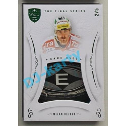 2021/22 OFS The Final Series Milan Hejduk #MEM-MH 2/5 Game Used Emerald