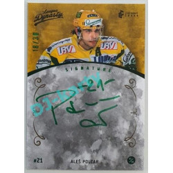 2021 Legendary Cards League Dynasty Vsetín Aleš Polcar #46 18/30 Signature