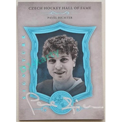 2022 LC Síň slávy českého hokeje UPDATE Pavel Richter #SSCH-089 13/20 Signature