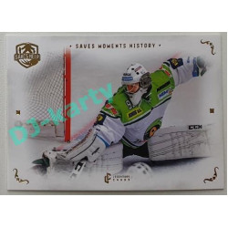 2021/22 Legendary Cards SAVES HELP MEMORABILIA SERIES #SMH-18 Tomáš Závorka Saves Moments History Gold /155