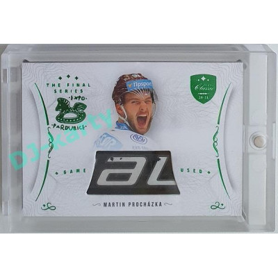 2021/22 OFS The Final Series Game Used Stick #STI-PRM Martin Procházka 1/1 EXPO Pardubice