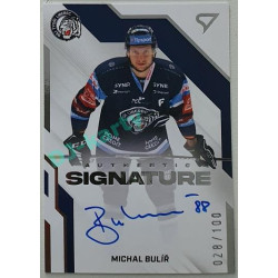 2022/23 Sportzoo ELH 1. série #AS2-BU Michal Bulíř Signature level 2 xxx/100