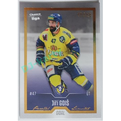 2022/23 Goal Cards Chance Liga 1. série #098 Jiří Goiš Gold 17/23
