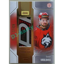 2022/23 Goal Cards Chance Liga 2. série #S-52 Daniel Vrdlovec Game Stick 16/35