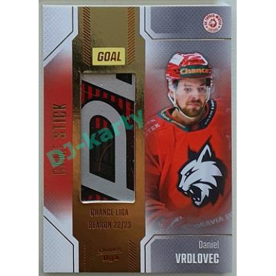 2022/23 Goal Cards Chance Liga 2. série #S-52 Daniel Vrdlovec Game Stick 16/35