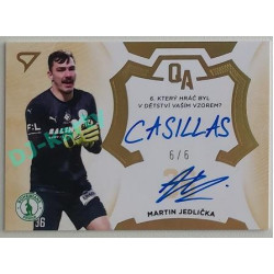 2022/23 Sportzoo Fortuna Liga 2. série #QA-JE Martin Jedlička Q&A Signatured Answer 6/6