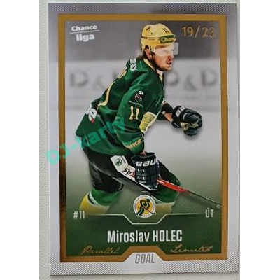 2022/23 Goal Cards Chance Liga Update #418 Miroslav Holec Gold xx/23