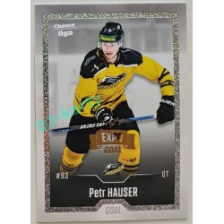 2022/23 Goal Cards Chance Liga 2. série #244 Petr Hauser Expo Rainbow Dotted 1/1