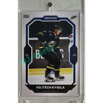 2023/24 Goal cards Chance Liga 2. série #369 Vojtěch Kysela Blue 10/10