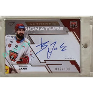 2023/24 Sportzoo ELH 1. série #SL1-BH Bohumil Jank Authentic Signature Level 1 xxx/130