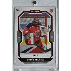 2023/24 Goal cards Chance Liga 1. série #058 Ondřej Bláha Red 6/6