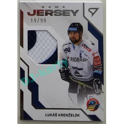 2022/23 Sportzoo ELH 2. série #GJ-KR Lukáš Krenželok Game Jersey 19/99