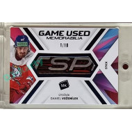 2023 MK reprezentace #GUM-20 Daniel Voženílek Game Used Memorabilia BLUE 1/10