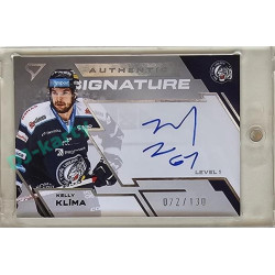 2023/24 Sportzoo ELH 1. série #SL1-KK Kelly Klíma Authentic Signature Level 1 xxx/130