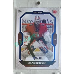 2023/24 Goal cards Chance Liga 2. série #371 Milan Klouček Blue 09/10