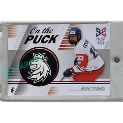 2023/24 Legendary Cards Hlinka Gretzky Cup Young Lions #P-16 Adam Titlbach On The Puck Red xx/29